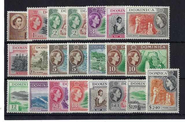 Image of Dominica SG 140/58 UMM British Commonwealth Stamp
